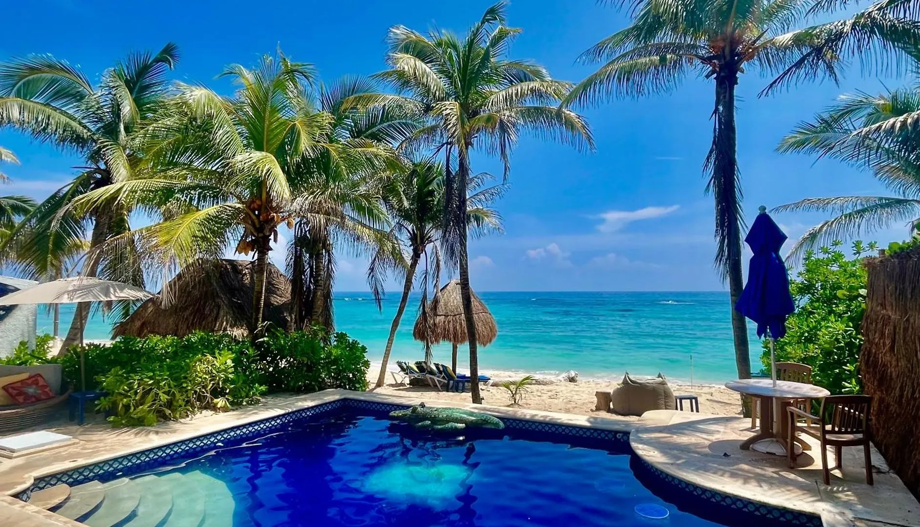 Casita Sunray Private Pool And Beach Access, King Beds Akumal Μεξικό